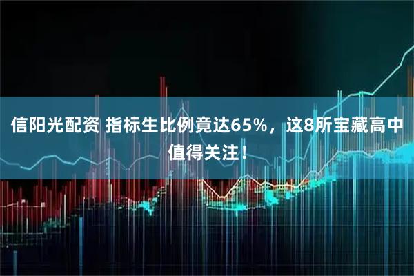 信阳光配资 指标生比例竟达65%,这8所宝藏高中值得关注!